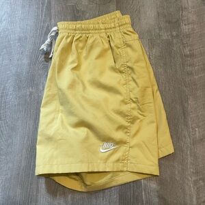 Yellow Nike Shorts